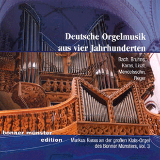 CD-Cover Deutsche Orgelmusik aus 4 Jahrhunderten