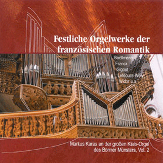 CD-Cover Festl. Orgelwerke der franz. Romantik